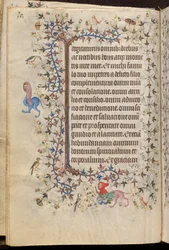Hours of Charles the Noble, King of Navarre (1361-1425): fol. 15v, Text
