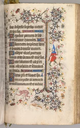 Hours of Charles the Noble, King of Navarre 1361-1425: fol. 196r, Text, c. 1405