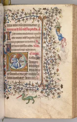 Hours of Charles the Noble, King of Navarre: St. John the Baptist