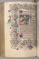 Hours of Charles the Noble, King of Navarre, fol. 272v, St. Luke
