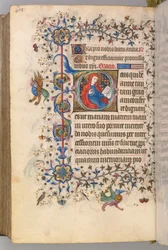 Hours of Charles the Noble, King of Navarre 1361-1425, fol. 295v, St. Anne