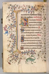 Hours of Charles the Noble, King of Navarre, fol. 313v, Virgin and Child