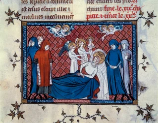 Death of Saint Louis in Tunis on 25 August 1270