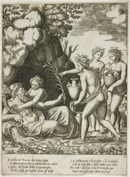 Daphne Embracing her Father, the River Peneus