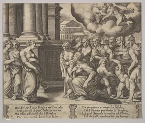 Plate 2: The People Rendering Divine Honors to Psyche, from 