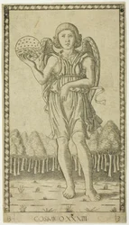 Genius of the World (plate 33 from Genii and Virtues)