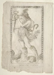 Mercury (from the Tarocchi, series A: Firmaments of the Universe, #42)
