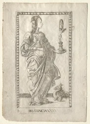 Prudence (from the Tarocchi, series B: Cosmic Principles & Virtues, #35)