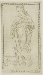 Temperance, plate 34 from Genii and Virtues