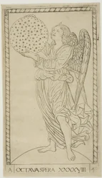 The Angel and the Eighth Sphere, plate 48 from Planets and Spheres