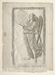The Angel of the Eighth Sphere from the Tarocchi, Series A, before 1467
