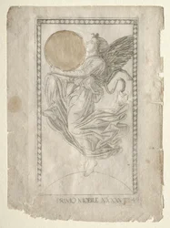 The Angel of the Ninth Sphere from the Tarocchi, series A