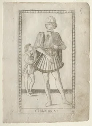 The Knight from the Tarocchi, series E: Conditions of Man, #6, before 1467
