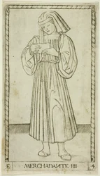 The Merchant, plate four from The Ranks and Conditions of Men