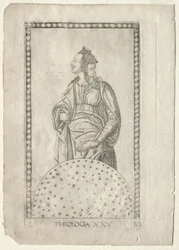 Theology from the Tarocchi, series C: Liberal Arts, #30, before 1467