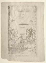 Venus from the Tarocchi, Series A: Firmaments of the Universe, #43, before 1467