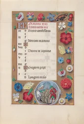 Hours of Queen Isabella the Catholic, Queen of Spain: Fol. 4r, March, c. 1500