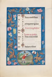 Hours of Queen Isabella the Catholic, Queen of Spain: Fol. 8v, July