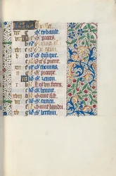 Book of Hours Use of Rouen