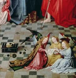 The Seven Joys of the Virgin Altarpiece (detail)
