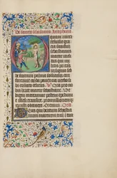 Initial O: The Martyrdom of Saint Sebastian