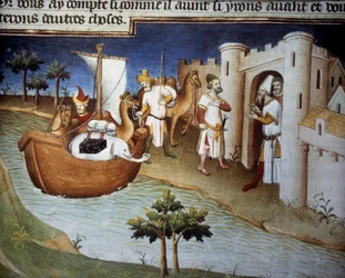 The Polo Brothers Arrive in Ormuz from India