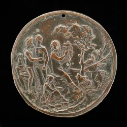 Orpheus Playing to the Animals
