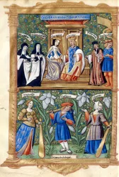 BNF Fr5750 f40 - The consecration, coronation and entry of Madame Claude, Queen of France