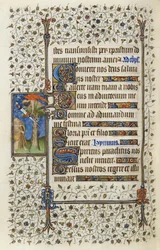 Winged Figure in a Treetop with Book Pierced by a Sword, from the 