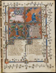 Miniature from a manuscript of the Roman de la Rose by Guillaume de Lorris and Jean de Meun, 1353