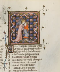 Miniature from a Manuscript of the Roman de la Rose