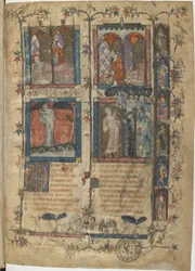 Miniature from a Manuscript of the Roman de la Rose by Guillaume de Lorris and Jean de Meun