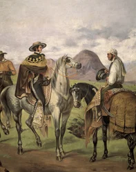 Charros (Mexican Riders) Dressed in Fancy Clothing