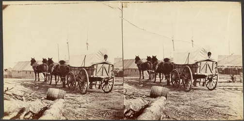 Army Wagon Going to Commissary Depot, City Point, for Supplies