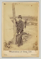 Standing Soldier with Pistol in Belt