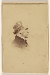 [Unidentified Man in Profile, Printed in Vignette Style]