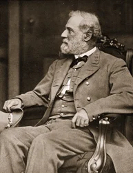 General Robert E. Lee Sitting in His House in Richmond, 1865