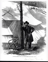 Lieutenant General Ulysses S. Grant, at His Headquarters, Illustration from 