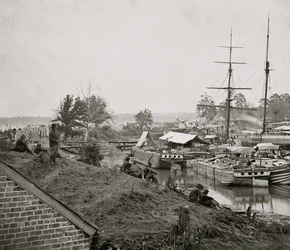 White House Landing on the Pamunkey, 1862