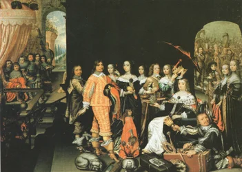 Glorification of the Dowager Electress Elisabeth Charlotte of Brandenburg as the Queen of Sheba