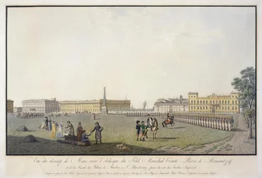 View of the Field of Mars and the Marble Palace in Saint Petersburg, 1804