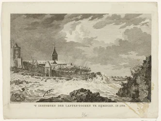 Collapse of the Lappentoren in Nijmegen, 1784