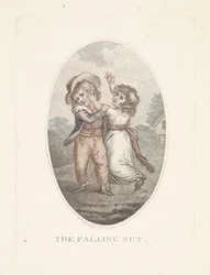 Boy and Girl Teasing Each Other