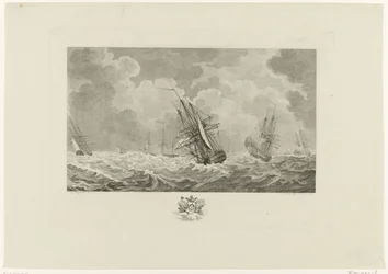 Dutch Fleet in the Storm, 1784