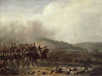 Willem Frederik (1772-1843) Prince of Orange at the Battle of Quatre Bras