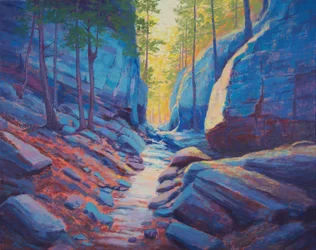 Sunlit Canyon Stream