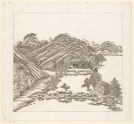 View of a Part of the Imperial Summer Palace in Chengde (Jehol), China