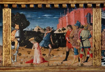 Madonna and Child with Saints James, Augustine, Bernardine and Margaret, first decades of the 14th century