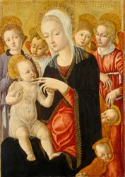 Madonna and Child with Angels and Cherubim, c. 1460-1465
