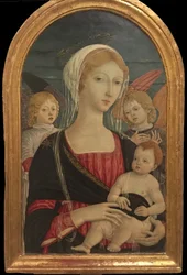 Madonna with Child and Two Angels